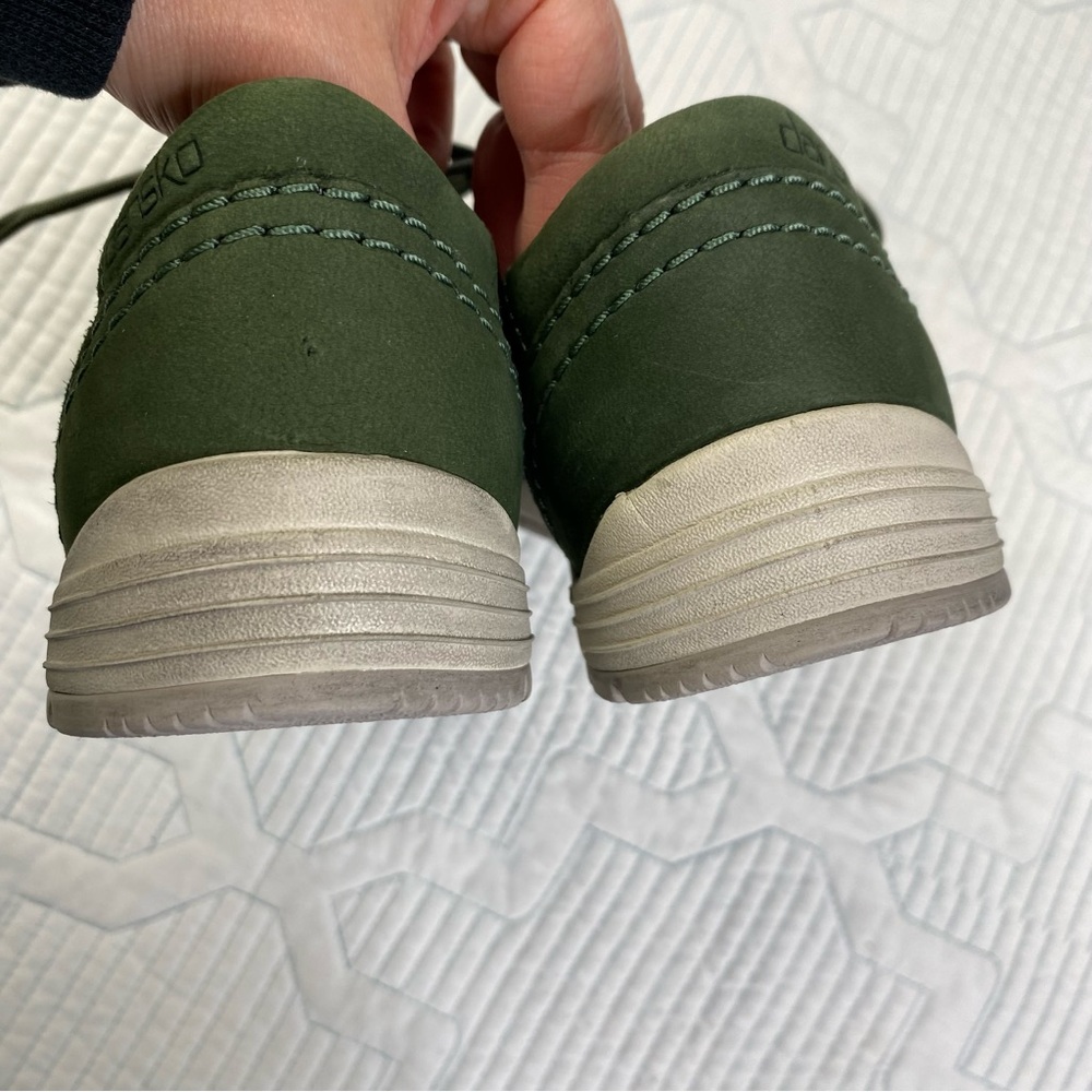 Dansko Size 36 (US 5.5-6) Women's Leela Waterproof Lace-Up Sneakers Moss Nubuck - Picture 5 of 11